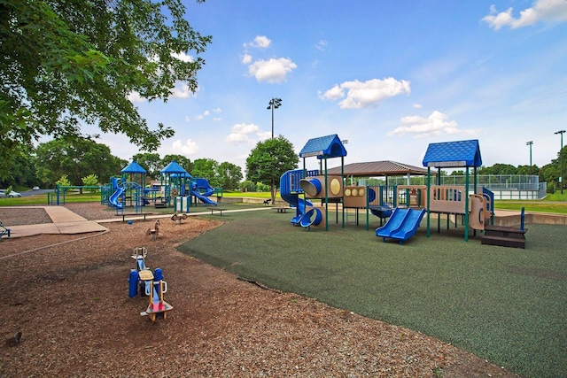 view of communal playground