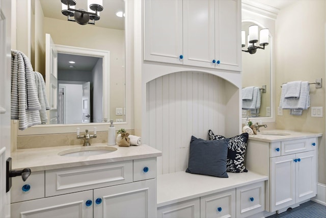 mudroom featuring a sink