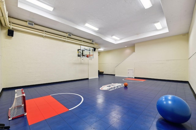 view of basketball court featuring community basketball court