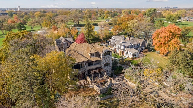 aerial view