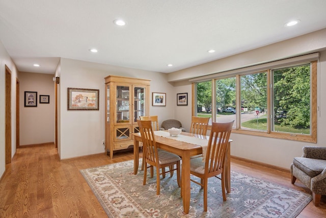 220 Willow Ln, Foley, MN 56329 - dining room with recessed lighting and light wood-style flooring