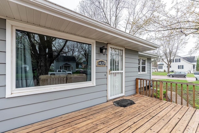 view of deck