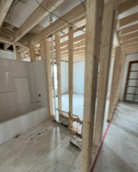 bathroom with a bath