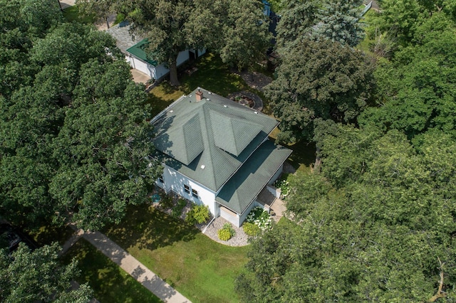 drone / aerial view