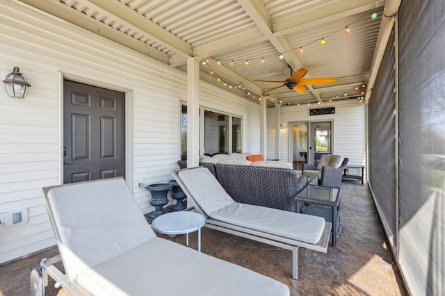 2250 Lancaster Ave NE, Saint Michael, MN 55376 - sunroom / solarium with ceiling fan