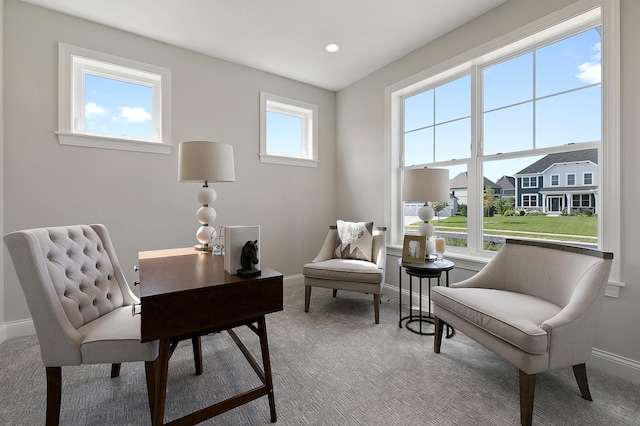 3175 Winfield Way SW, Prior Lake, MN 55372 - carpeted office space with recessed lighting and baseboards