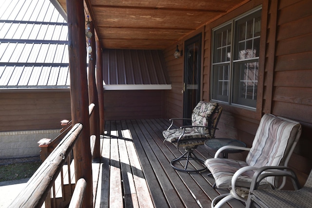 30472 Lightning Pass Unit 1, Turtle Creek Twp, MN 56443 - deck featuring a porch