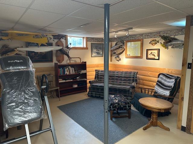 9700 Aspen Ave NW, Bemidji, MN 56601 - interior space with a paneled ceiling