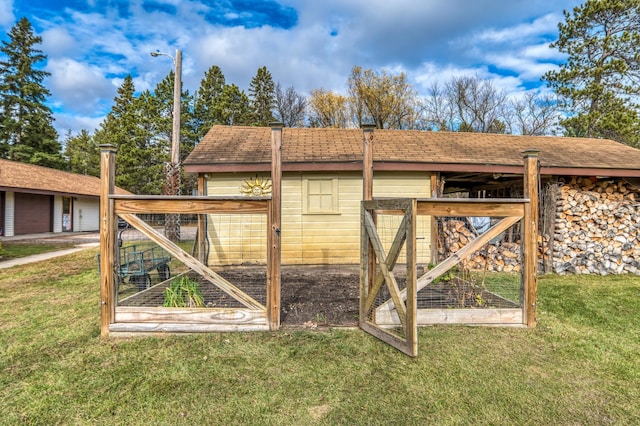 9700 Aspen Ave NW, Bemidji, MN 56601 - view of poultry coop featuring a lawn