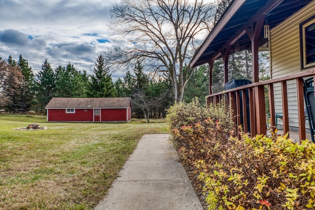 9700 Aspen Ave NW, Bemidji, MN 56601 - view of yard with an outbuilding
