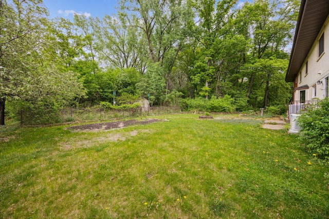 21 Red Fox Rd, North Oaks, MN 55127 - view of green lawn featuring a fire pit
