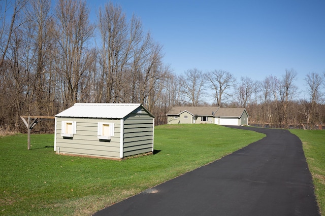 exterior space with driveway