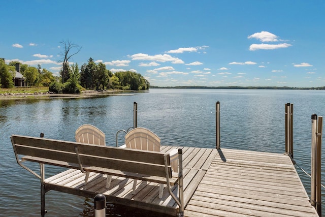 1510 Green Trees Rd, Orono, MN 55391 - view of dock with a water view