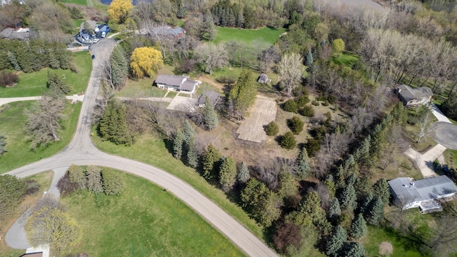 aerial view of property's location