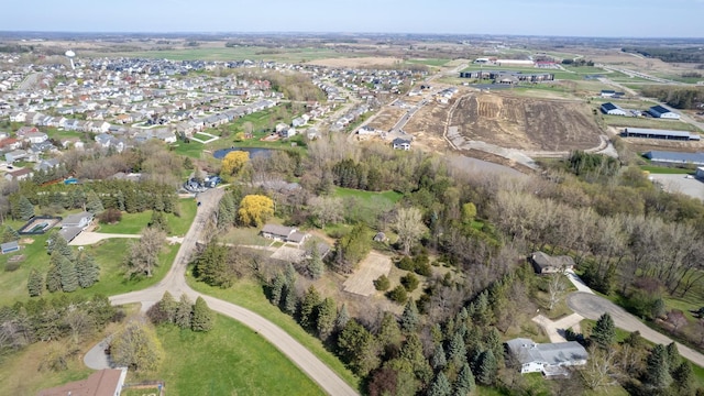 aerial view of property and surrounding area