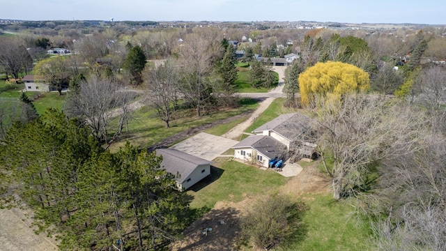 aerial view of property and surrounding area