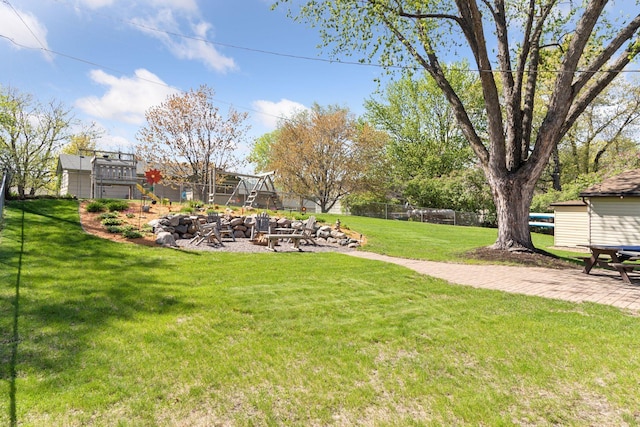 view of yard
