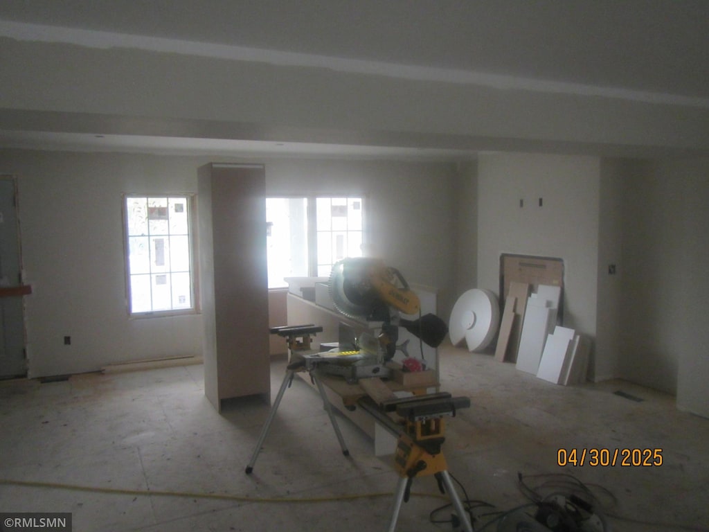 view of dining room