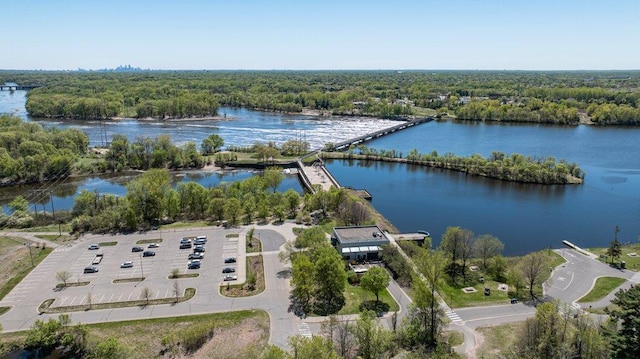 9967 Egret Blvd NW, Coon Rapids, MN 55433 - bird's eye view of a forest and a large body of water
