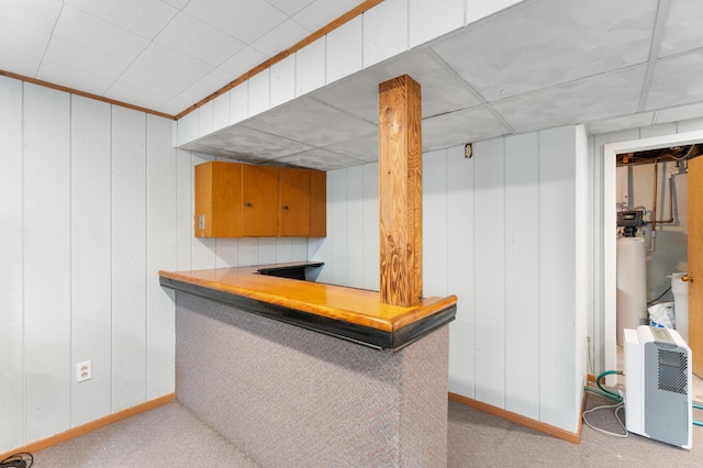 3618 1st St NW, Rochester, MN 55901 - indoor dry bar with carpet floors and wooden walls