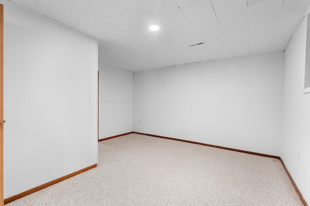 3618 1st St NW, Rochester, MN 55901 - carpeted spare room with baseboards and recessed lighting