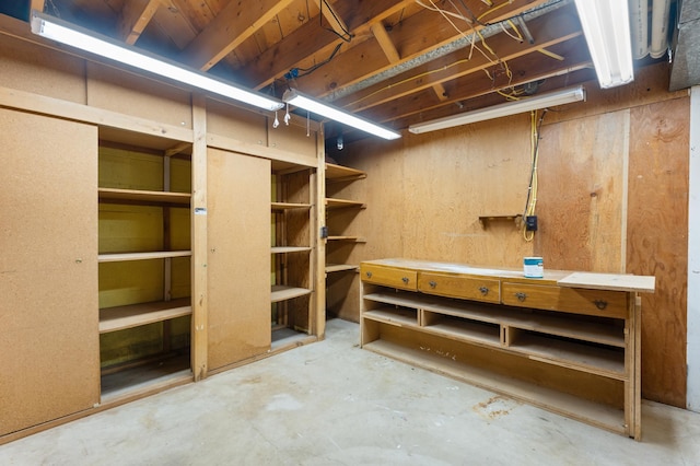 3618 1st St NW, Rochester, MN 55901 - unfinished below grade area featuring a workshop area