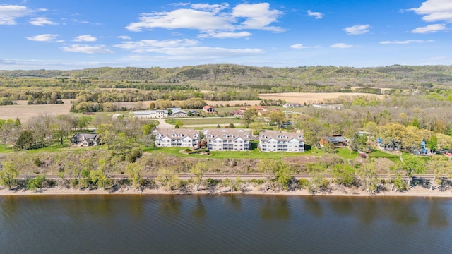bird's eye view of a large body of water