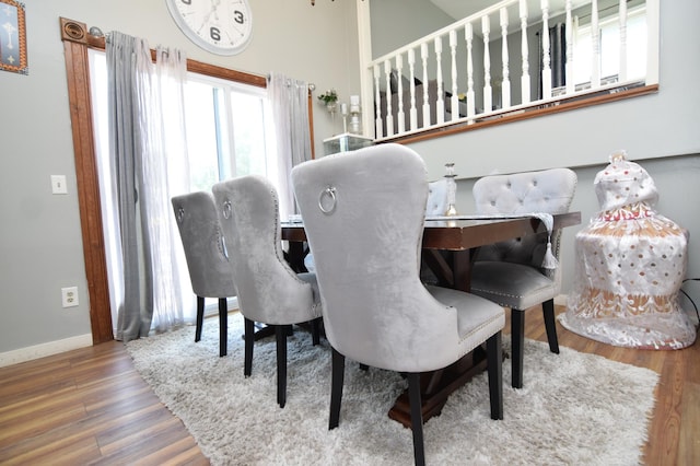 5634 142nd St W, Apple Valley, MN 55124 - dining area with wood finished floors and baseboards