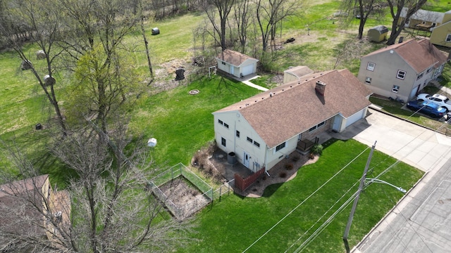 drone / aerial view