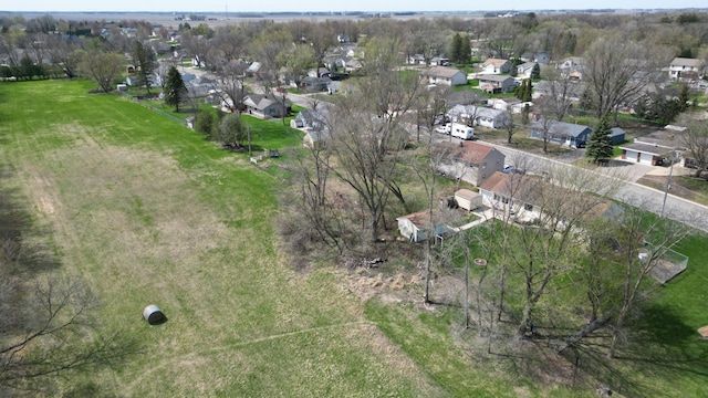 drone / aerial view featuring a residential view