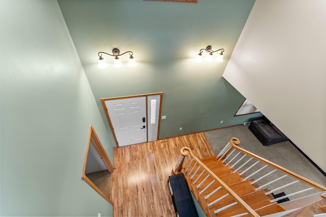 foyer with stairway
