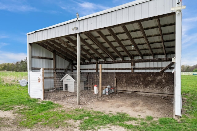 view of outbuilding with an outbuilding