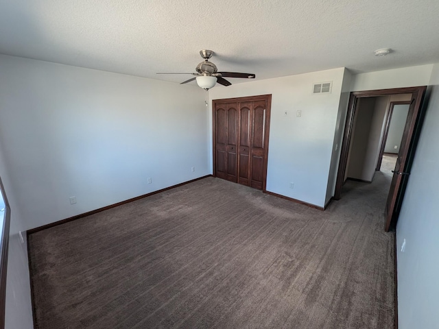 580 Canyon Ln NW, Eyota, MN 55934 - carpeted empty room featuring a ceiling fan, baseboards, and a textured ceiling