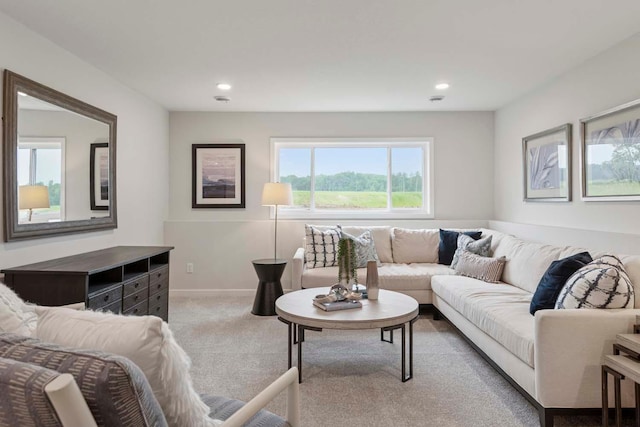 12439 Drayton Trl, Apple Valley, MN 55124 - living room with carpet flooring and recessed lighting