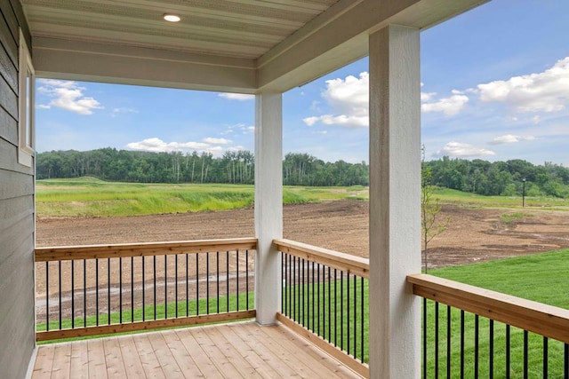 12439 Drayton Trl, Apple Valley, MN 55124 - view of wooden terrace