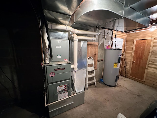 utilities featuring water heater