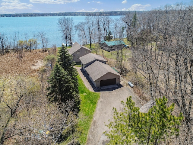 1844 Mount Carmel Dr NE, Alexandria, MN 56308 - bird's eye view featuring a water view