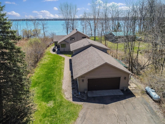 1844 Mount Carmel Dr NE, Alexandria, MN 56308 - drone / aerial view with a water view