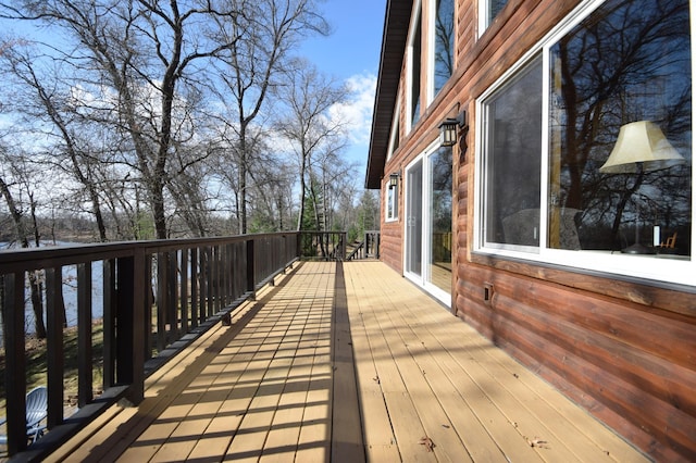 3585 Rigby Rd, Webster, WI 54893 - view of wooden terrace