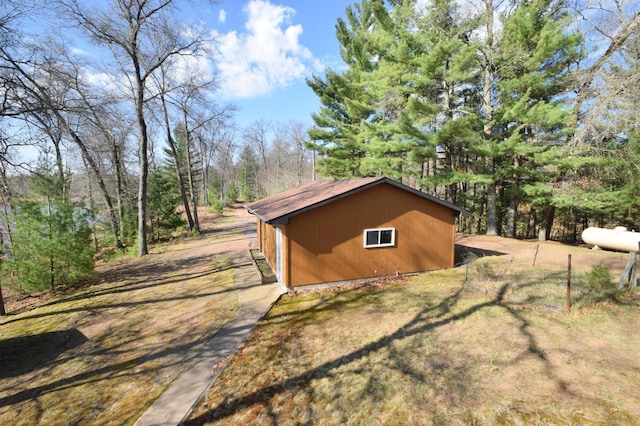3585 Rigby Rd, Webster, WI 54893 - view of outbuilding