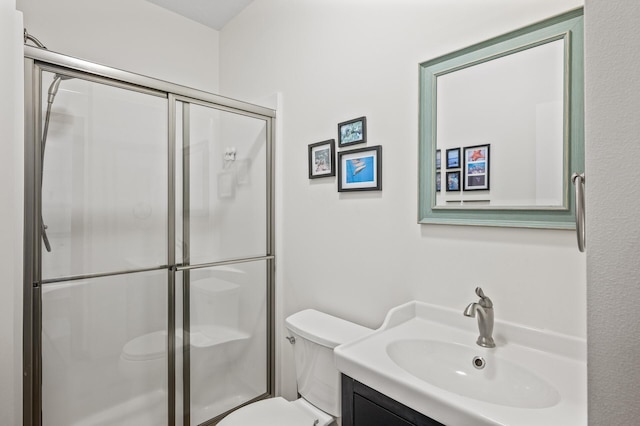 2895 Thunder Bay Ct, Little Canada, MN 55117 - full bath with toilet, a stall shower, and vanity
