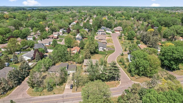 2895 Thunder Bay Ct, Little Canada, MN 55117 - aerial view of property and surrounding area with nearby suburban area