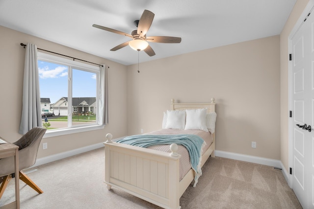 1581 Philipp Way, Shakopee, MN 55379 - bedroom featuring light colored carpet and ceiling fan