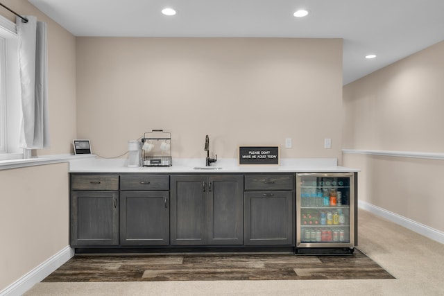 1581 Philipp Way, Shakopee, MN 55379 - indoor bar featuring wine cooler and recessed lighting