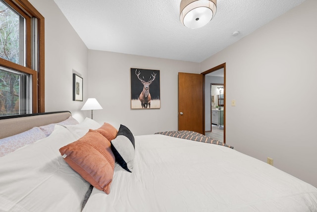 23245 County Rd W, Grantsburg, WI 54840 - bedroom featuring a textured ceiling