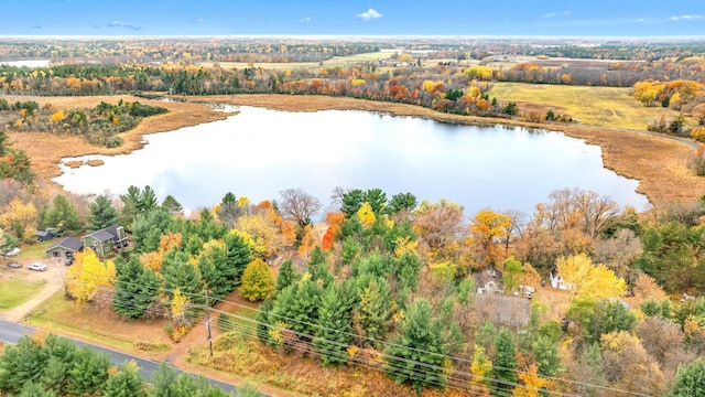23245 County Rd W, Grantsburg, WI 54840 - aerial view of a large body of water