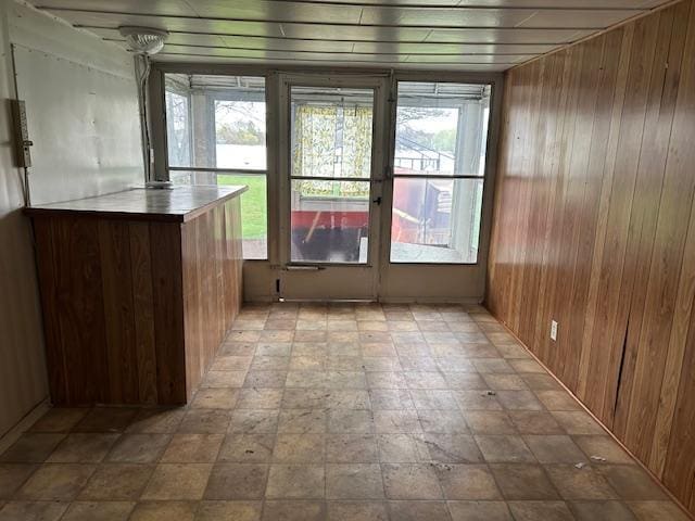10010 Lake Rd, Watab Twp, MN 56367 - interior space featuring wood walls
