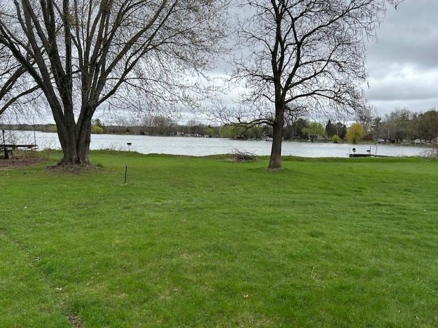 10010 Lake Rd, Watab Twp, MN 56367 - view of yard featuring a water view
