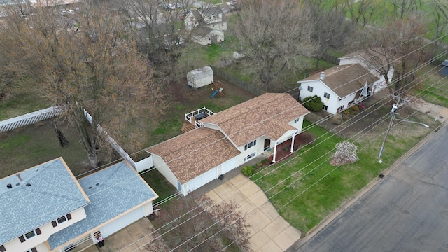 aerial view