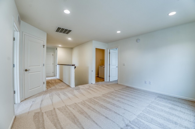 15637 Eddy Creek Way, Apple Valley, MN 55124 - spare room featuring carpet flooring, baseboards, and recessed lighting